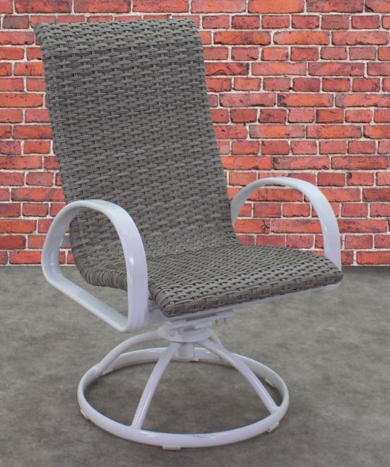 Kingston Casual Portside Woven Swivel Chair Johnny Janosik